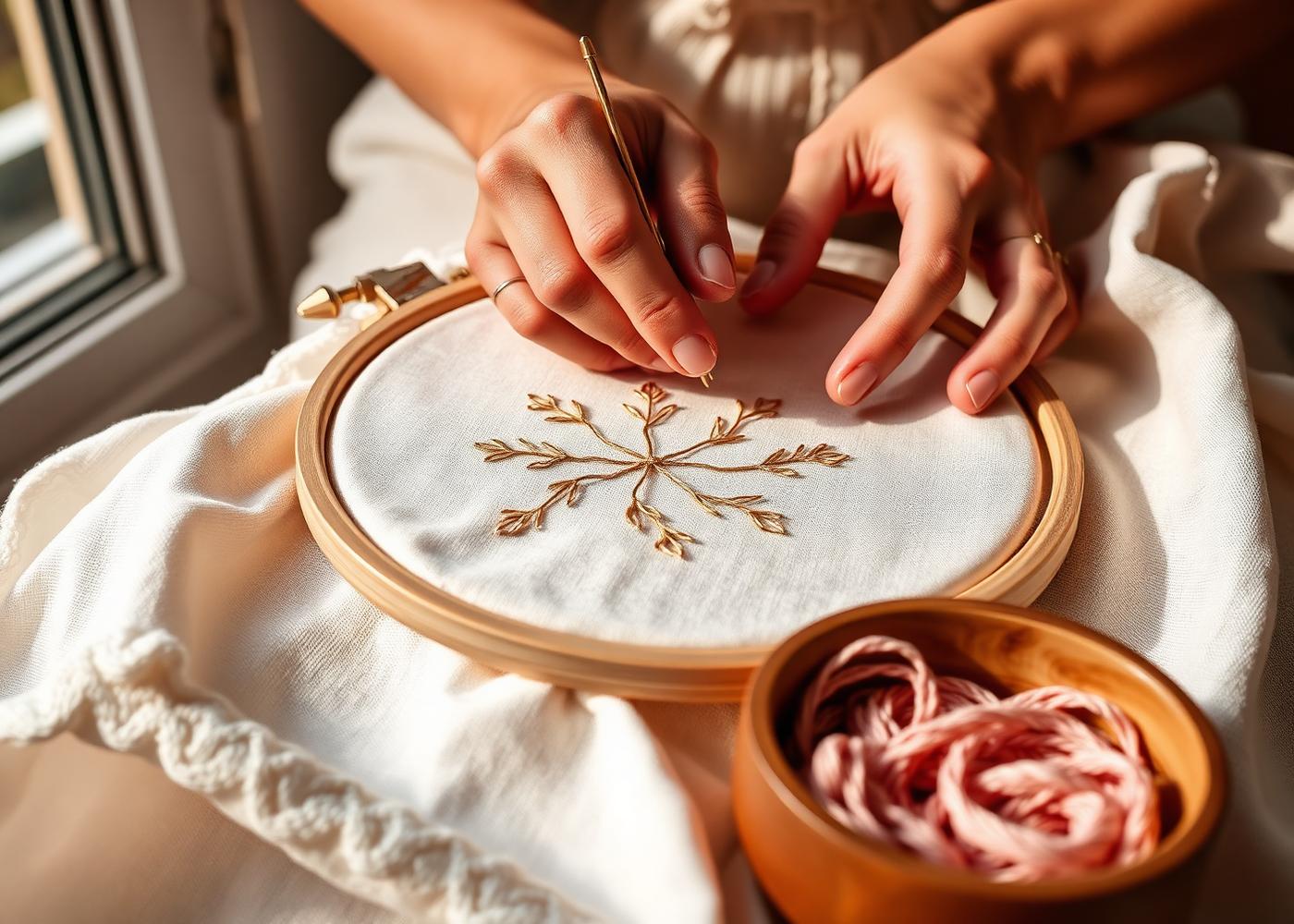 Hand embroidery process — Pretty Little Threads